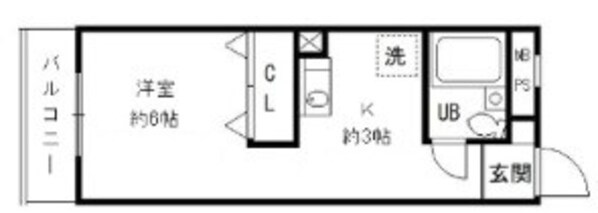 昭島コートエレガンスD棟の物件間取画像